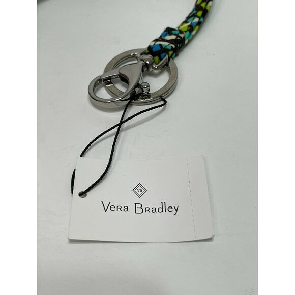 Vera Bradley Breakaway Lanyard and Loop Keychain Rain Forest Set NEW - Picture 3 of 5